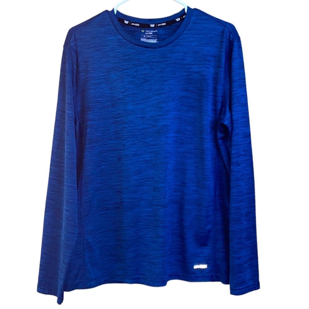 Tek Gear Dry Tek Men’s Long Sleeve Athletic Shirt Size Medium